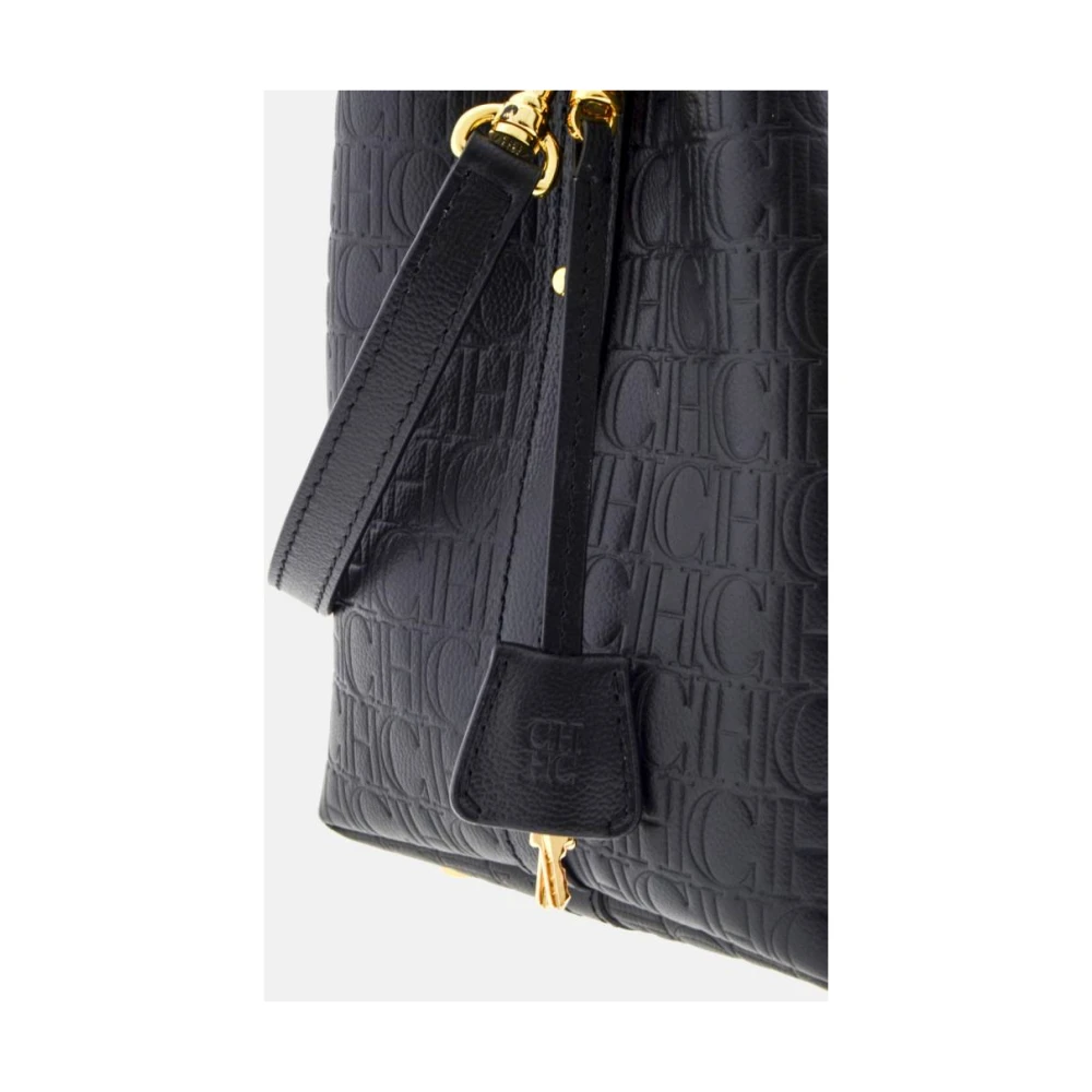 Carolina Herrera Matryoshka Locked XS Handtas Black Dames