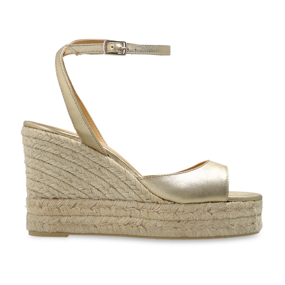 Castañer , Wedges, Female, Beige, 8 Uk, Brook Wedge Sandals