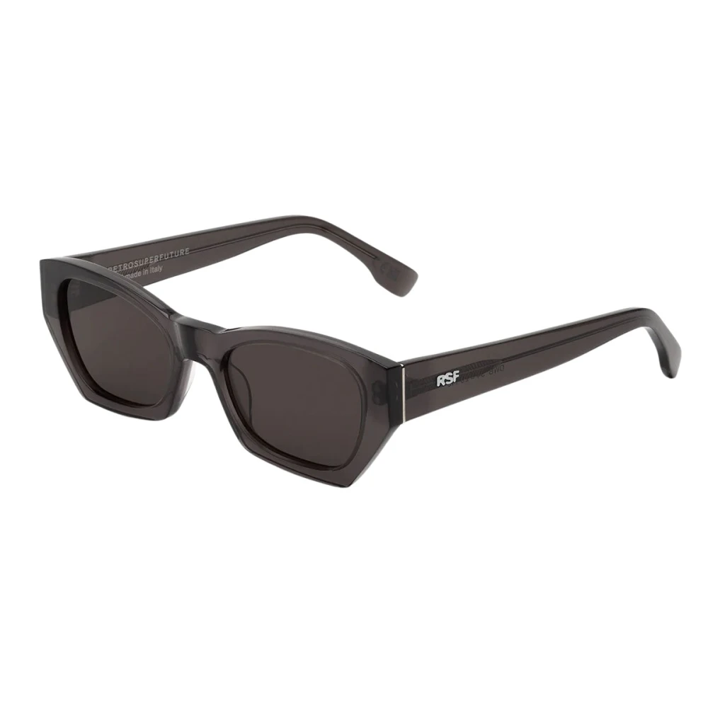 Retrosuperfuture Unisex Black Amata Estate Liquirizia - Sunglasses - 54 Mm - Accessories