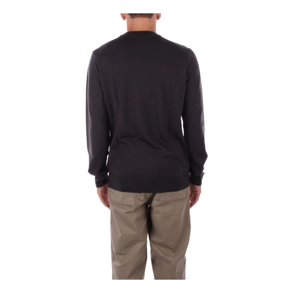 Lacoste Groene Logo Trui Merinowol Green Heren