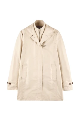Beige Kappa med Hake