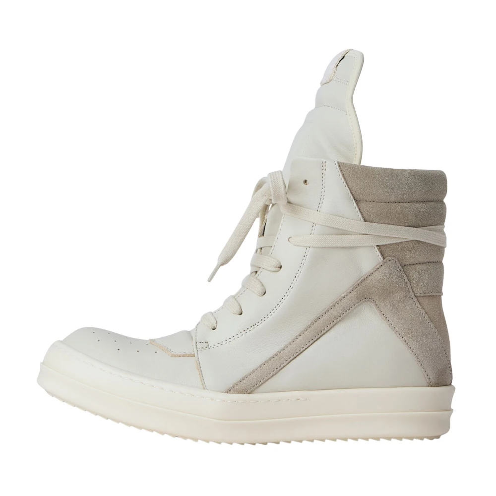 Rick Owens Geobasket Sneakers Dames Schoenen Wit