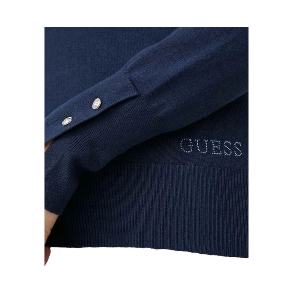 Guess Ronde hals trui Blue Dames