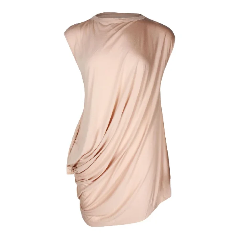 Rick Owens Pre-owned Fabric tops Beige Dames