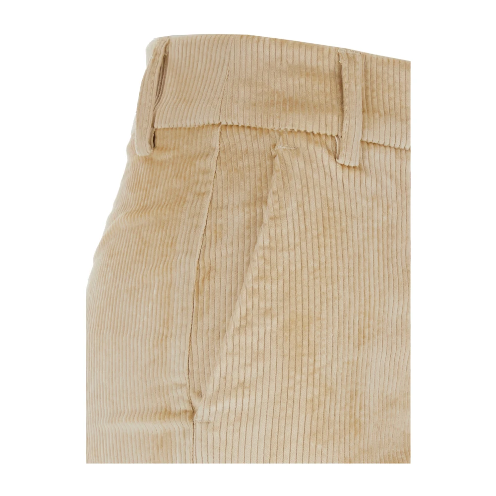 Momoni Beige Satsuki Broek Beige Dames