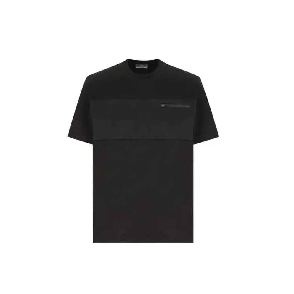 Herno - Tops > T-Shirts - Black - Herno - Modalova