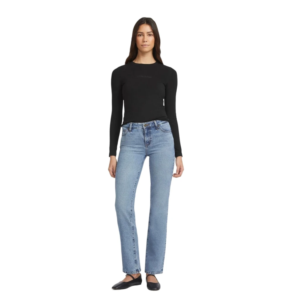 Guess Lange Mouw T-shirt Black Dames