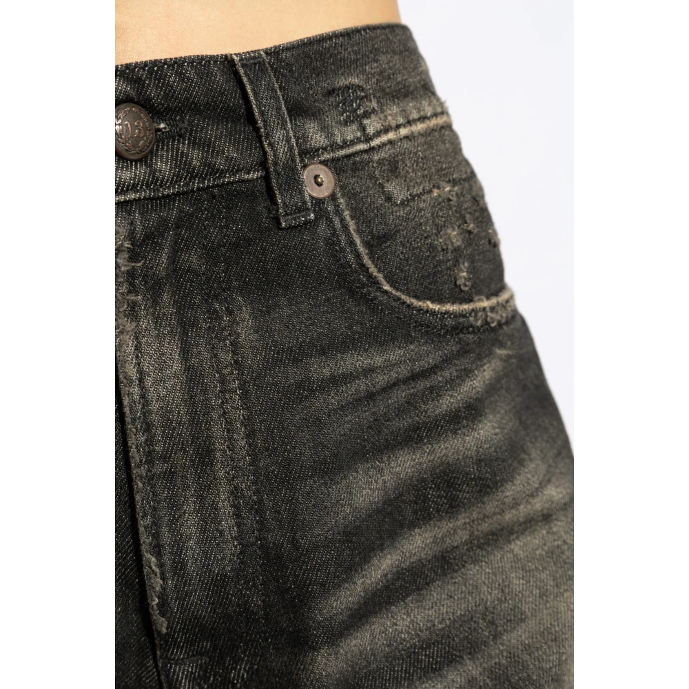 R13 Boyfriend Jeans Black Dames