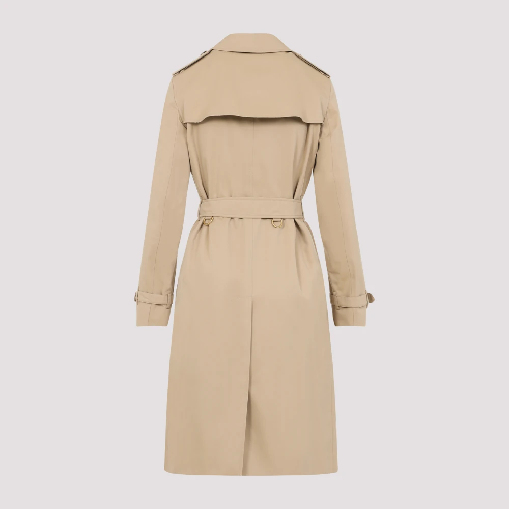 Burberry Elegant Nude & Neutrals Coat Beige Dames