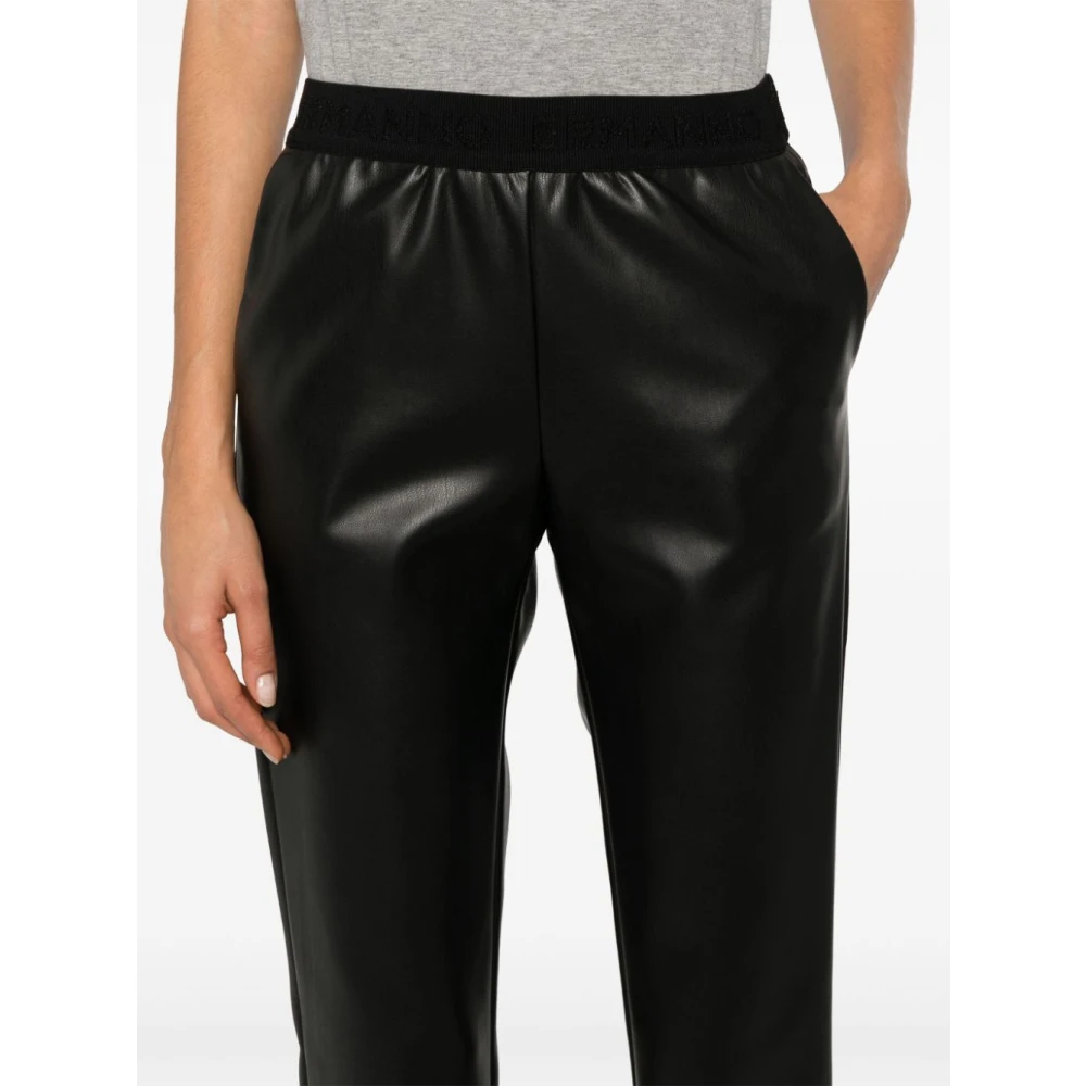 Ermanno Scervino Zwarte Broek Black Dames