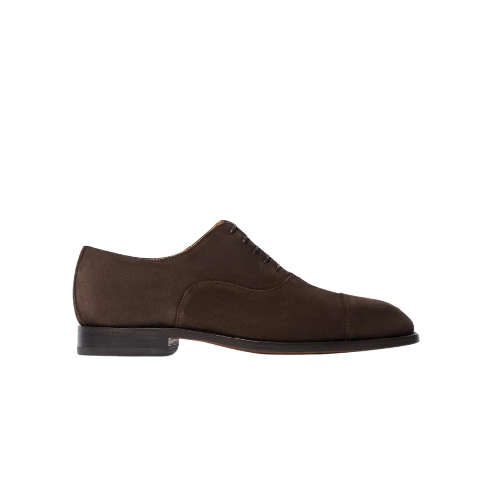 Scarosso Klassiska Bruna Oxford-skor i Mocka Brown, Herr