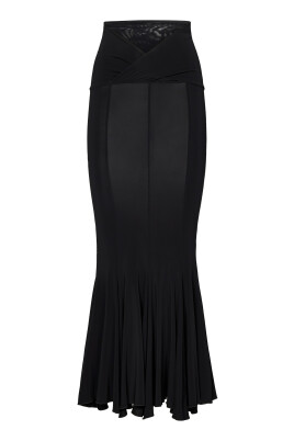 black-flared-midi-skirt