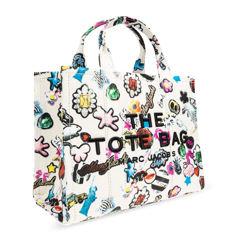 Marc Jacobs Tas The Daisy Canvas Medium Tote Tas Multicolor Dames