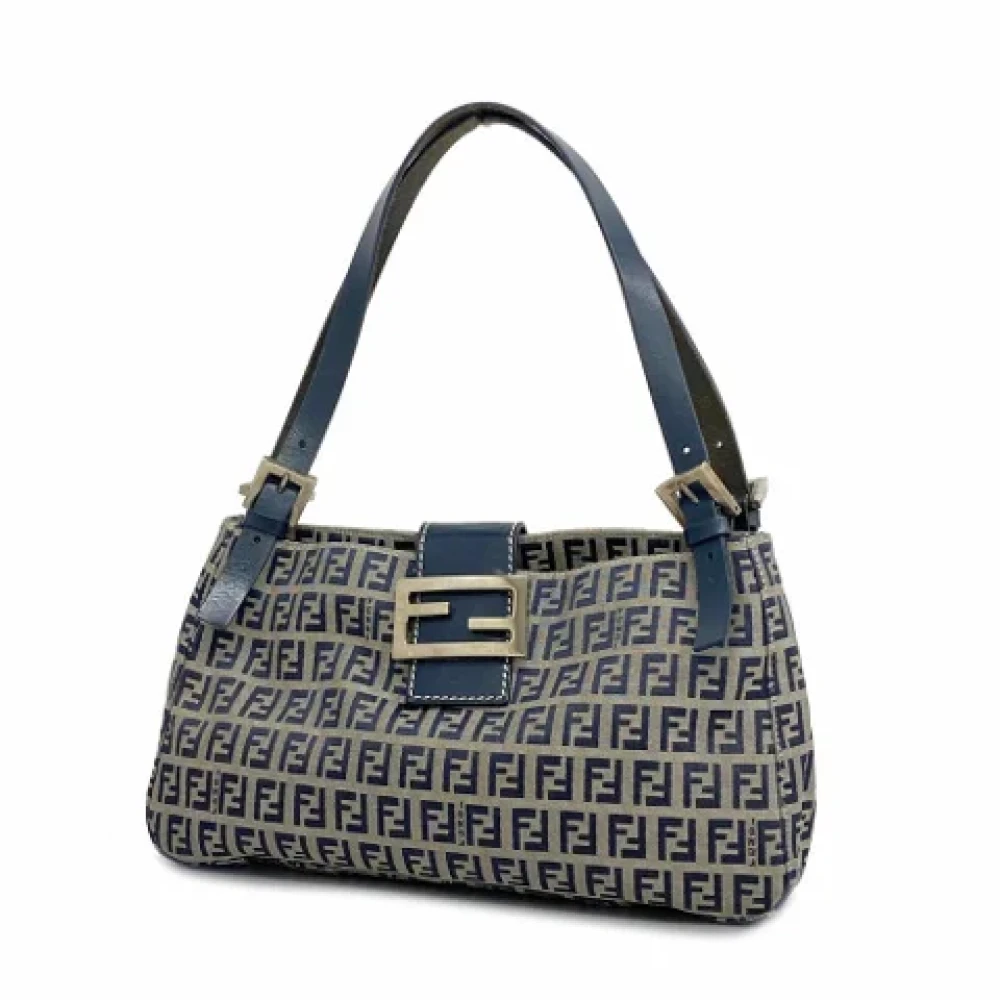 Fendi Vintage Pre-owned Canvas fendi-bags Blue Dames