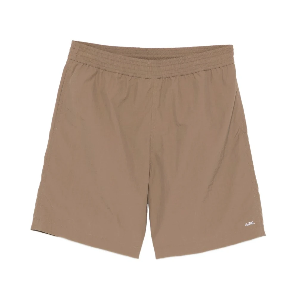 A.p.c. Men's Beige Casual Shorts, Xl, Shorts