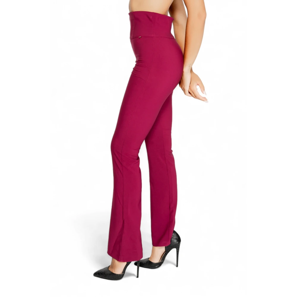 RINASCIMENTO Wijde Pijpen Broek Herfst Winter Collectie Red Dames