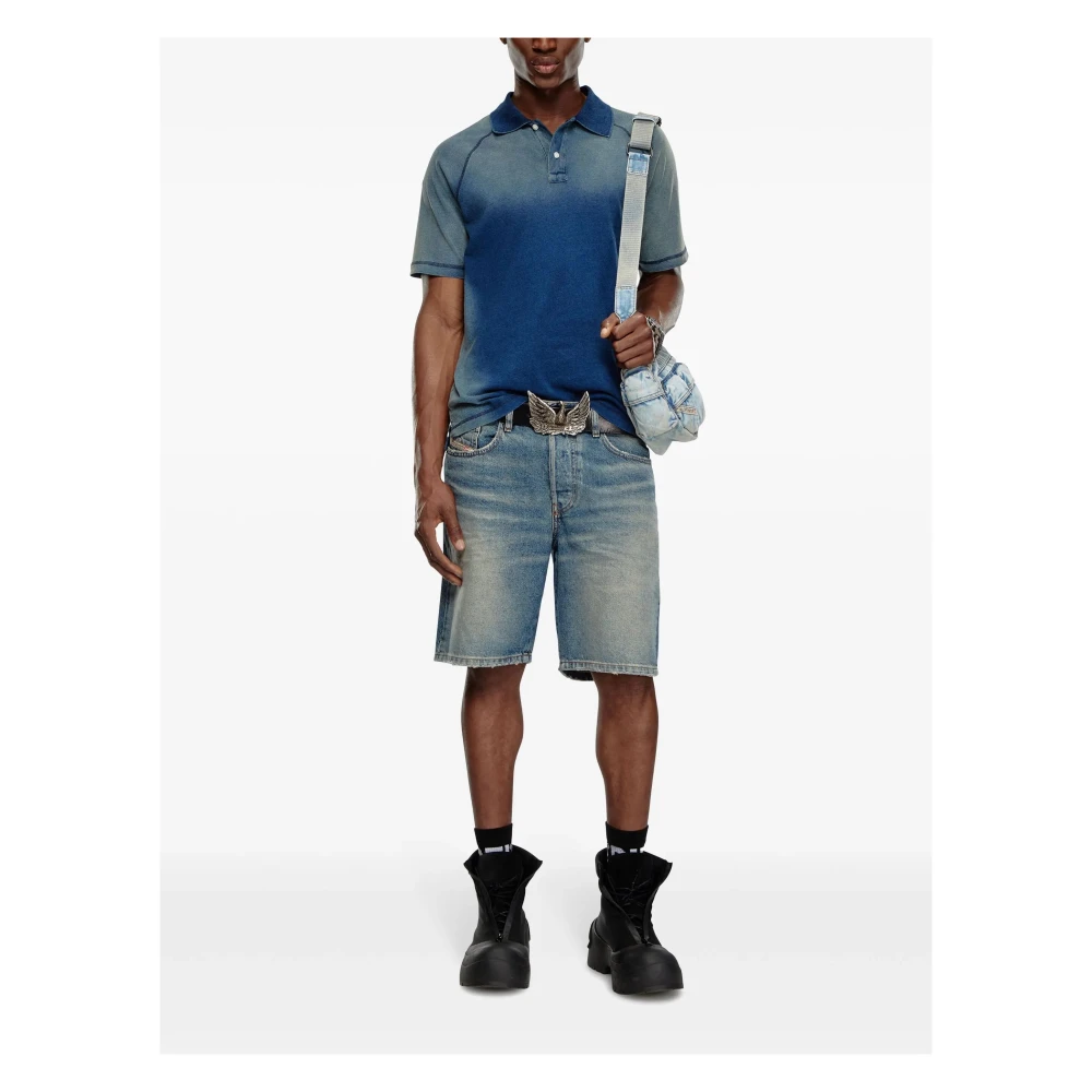 Diesel Denim Shorts Blue Heren