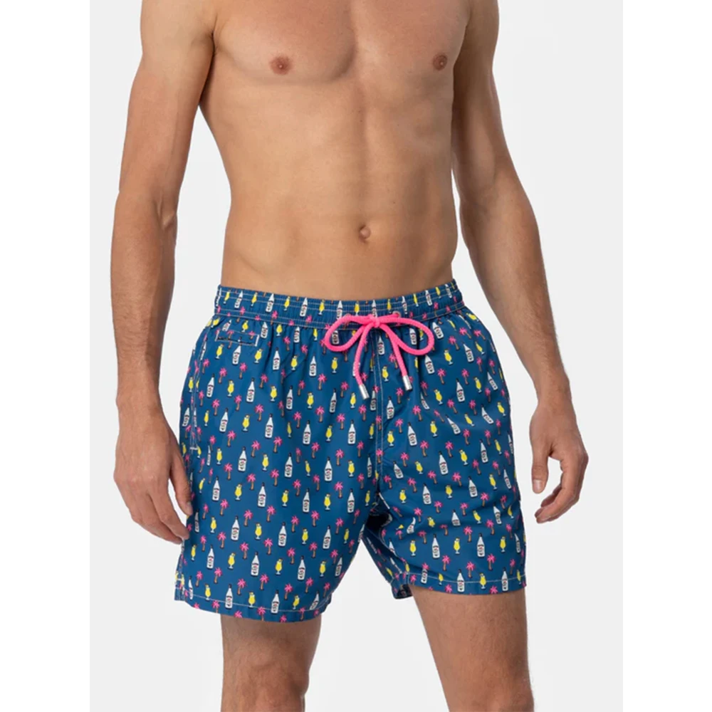 Saint Barth Mare Cocktail Boxer Shorts Multicolor Heren