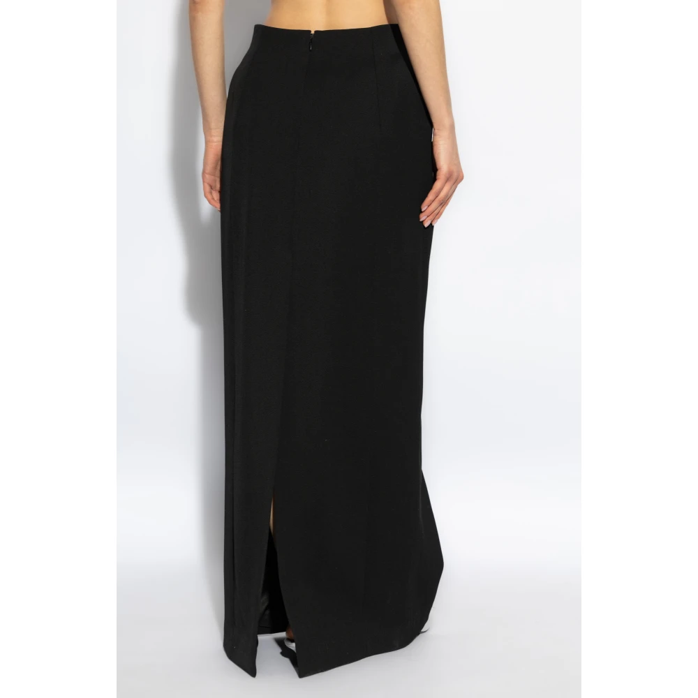 Balenciaga Rok met split aan de achterkant Black Dames