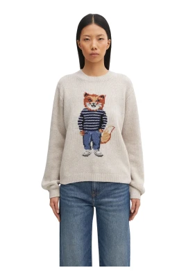 Dressed Fox Intarsia Sweater