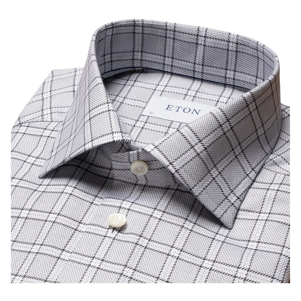 Eton Shirts Gray Heren