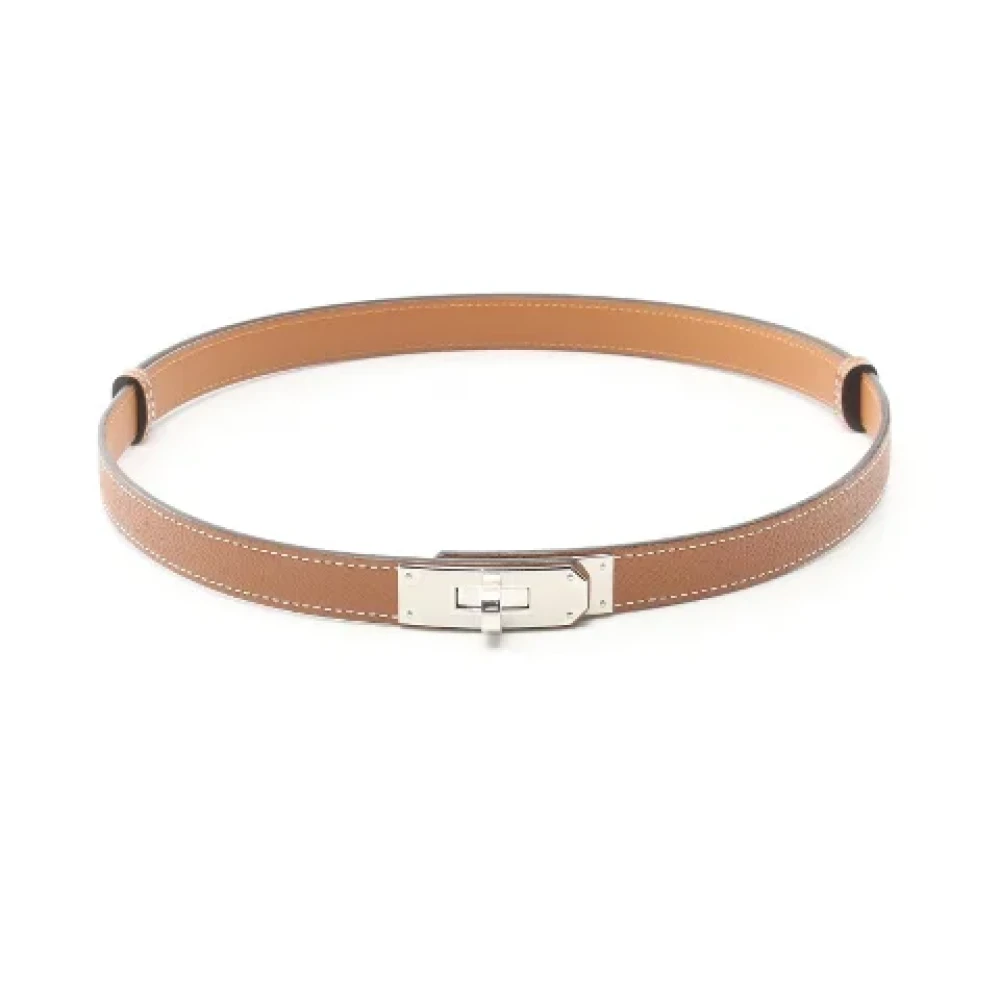 Hermès Vintage Pre-owned Leather belts Brown Dames