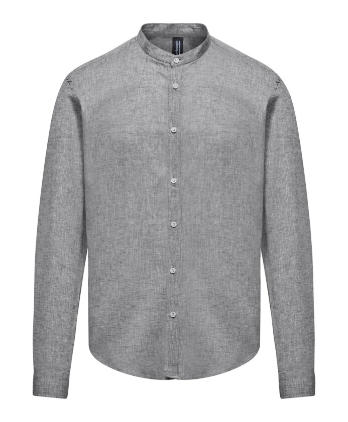 chemise-en-lin-coton-avec-col-mao