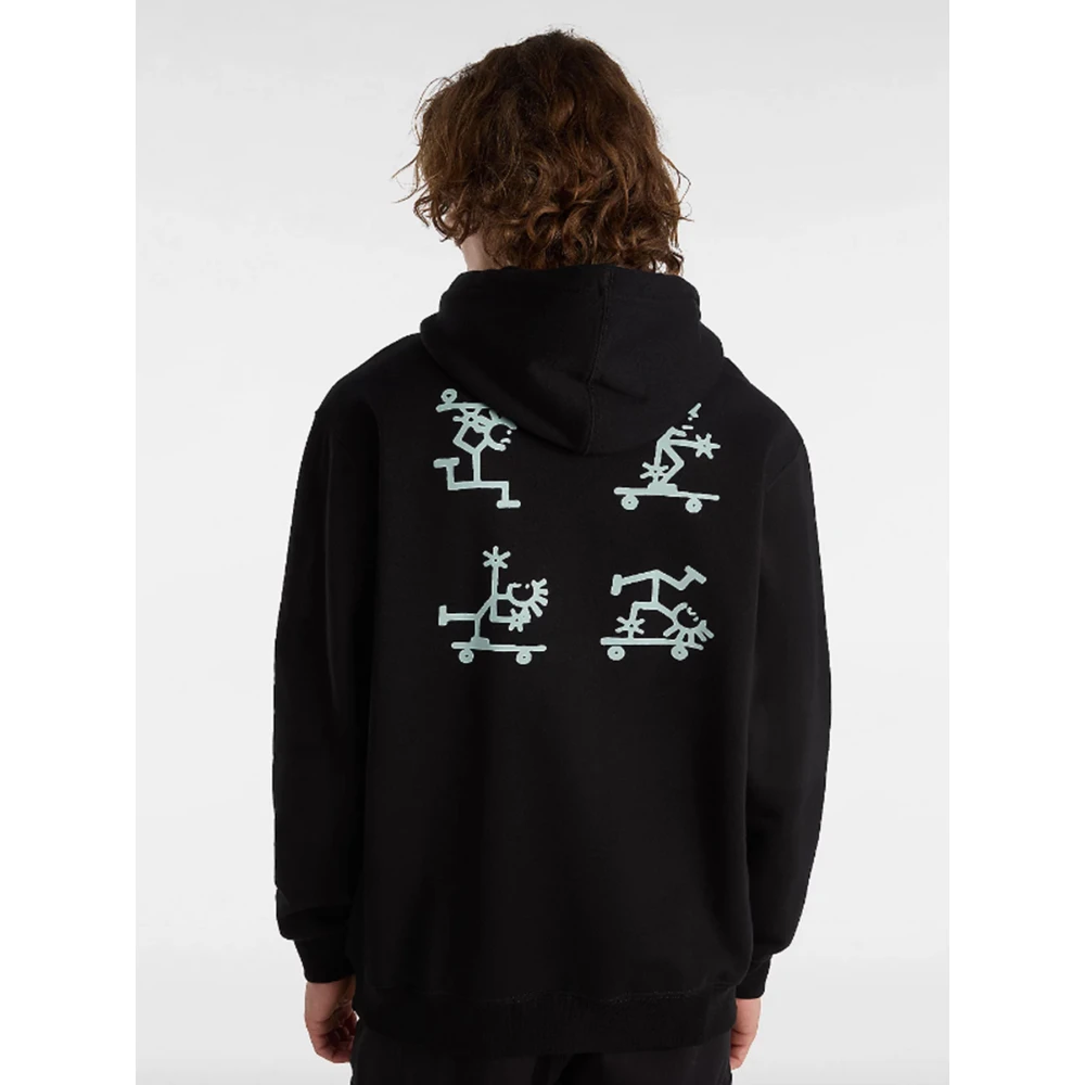 Vans Zwarte Sk8 Loose Sweatshirt Black Heren