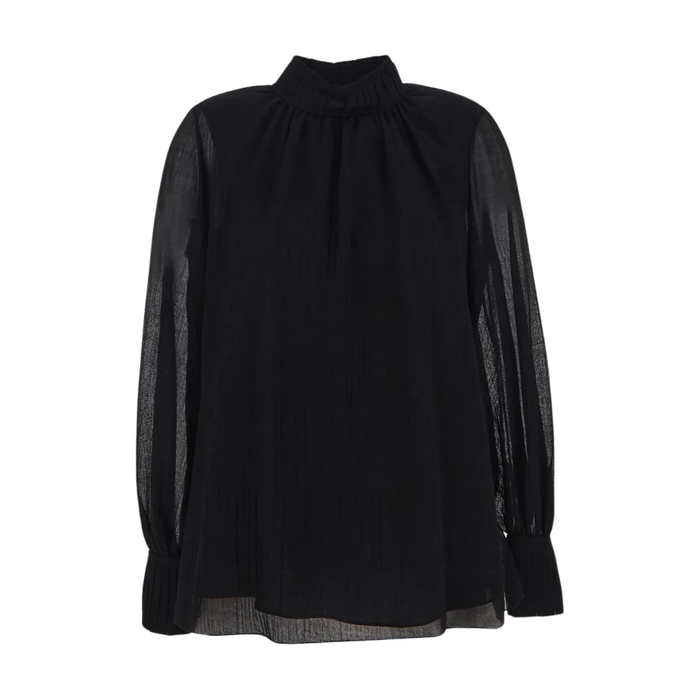 Chloé Elegante en Comfortabele Wollen Shirt Black Dames