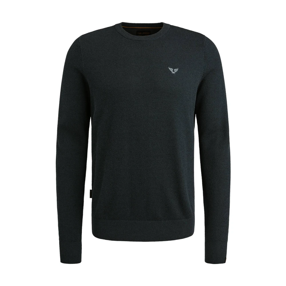 PME Legend Herren Rundhals Pullover R-NECK COTTON MODAL - Regular Fit - Bild 5
