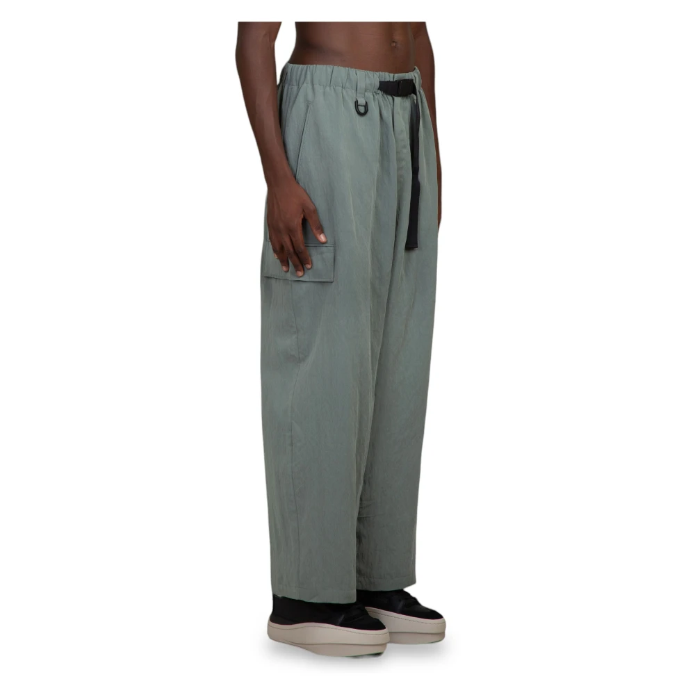 Y-3 Stone Green Wide Pants Green Heren