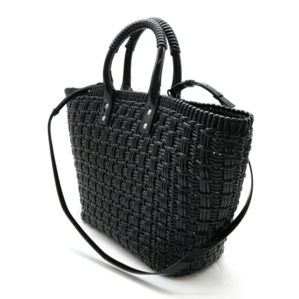 Balenciaga Vintage Pre-owned Vinyl handbags Black Dames