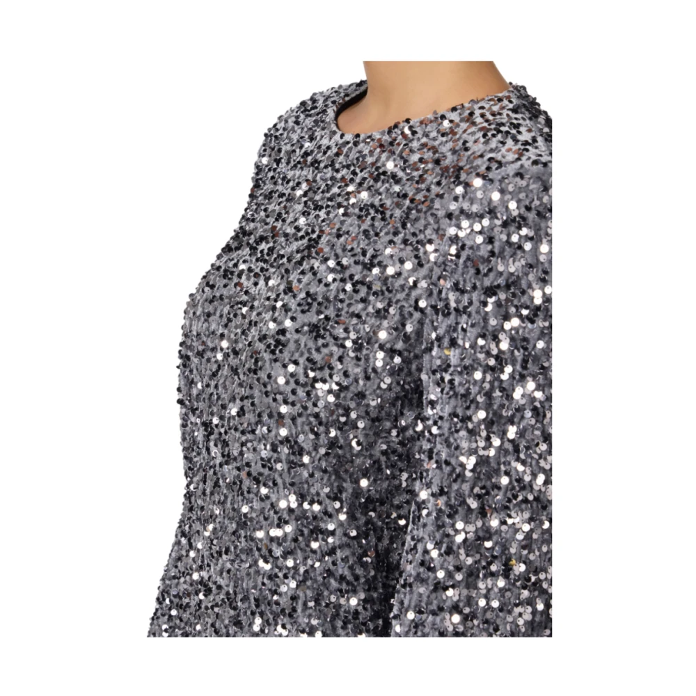 Elisabetta Franchi Stijlvolle Jurken Collectie Gray Dames