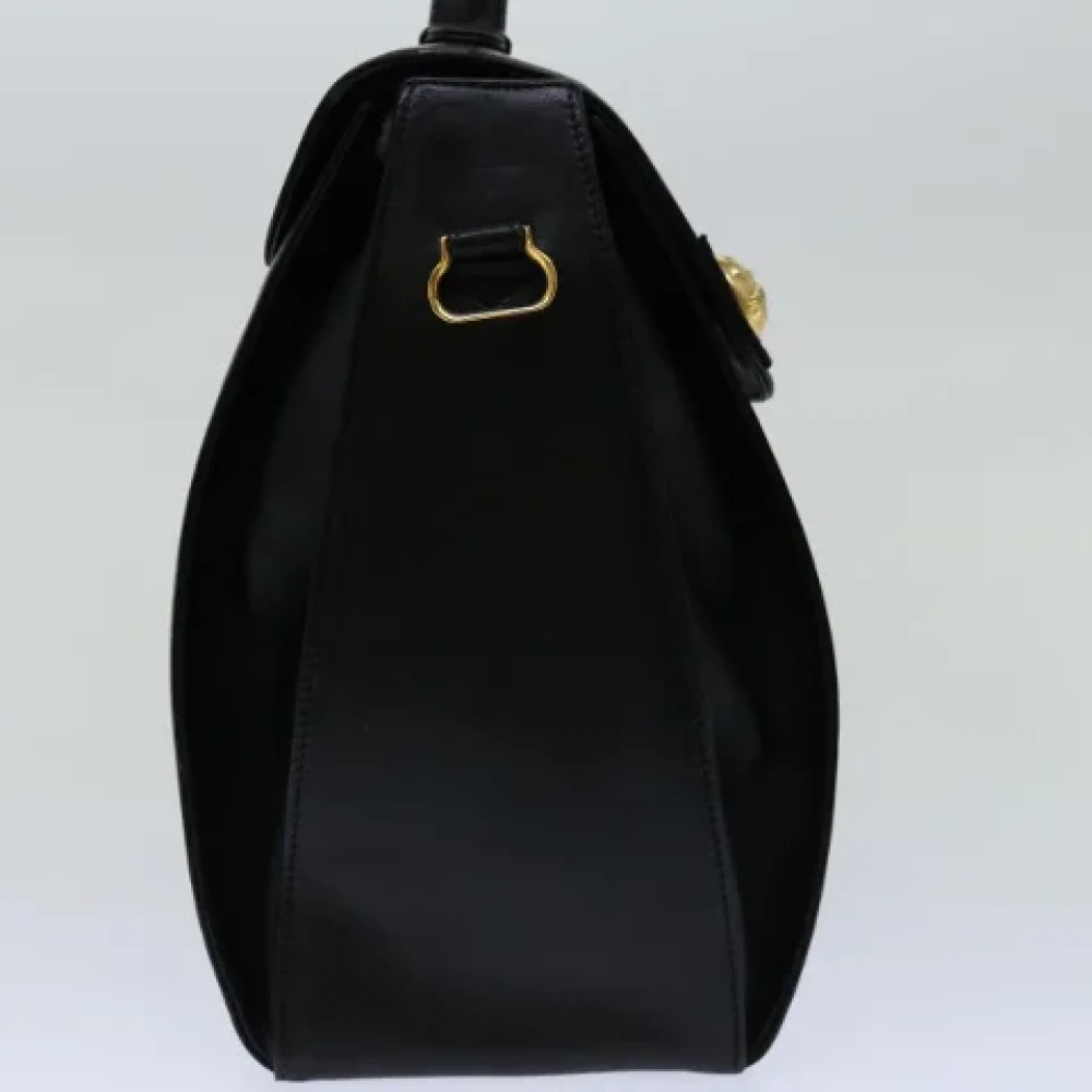 Salvatore Ferragamo Pre-owned Leather handbags Black Dames