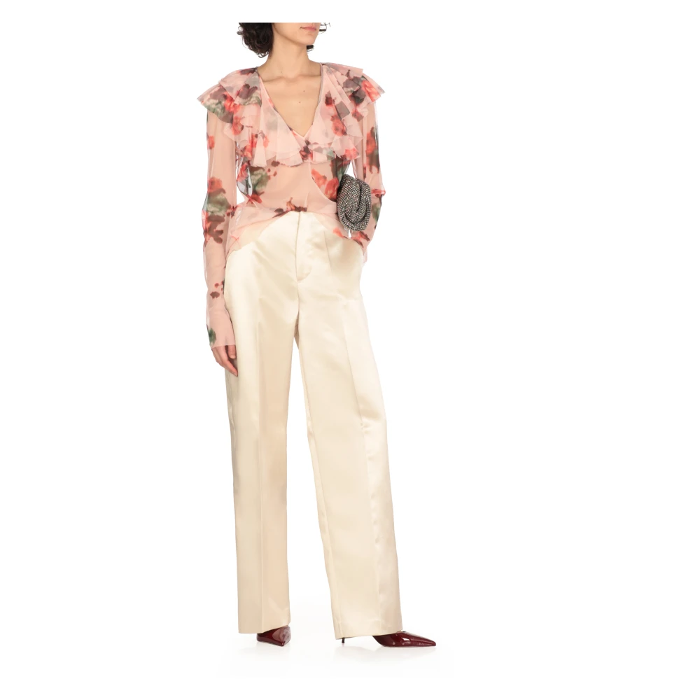 Philosophy di Lorenzo Serafini Ivoor Broek met Riemlussen Beige Dames