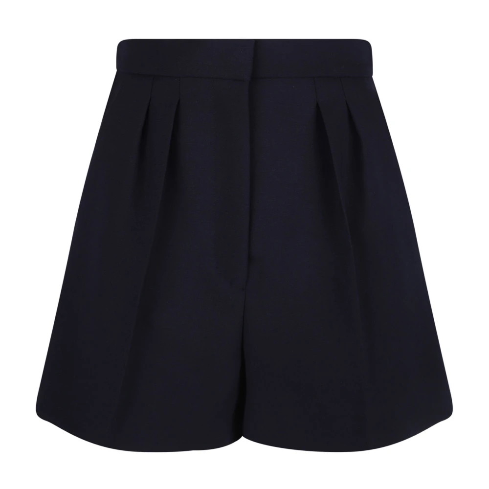 Max Mara Navy Blue Zic Shorts Blue Dames