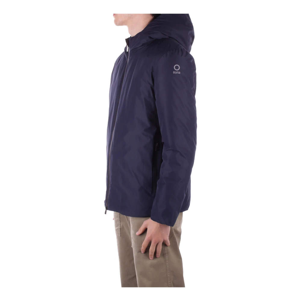 Suns Hoodie met ritssluiting zakken Blue Heren