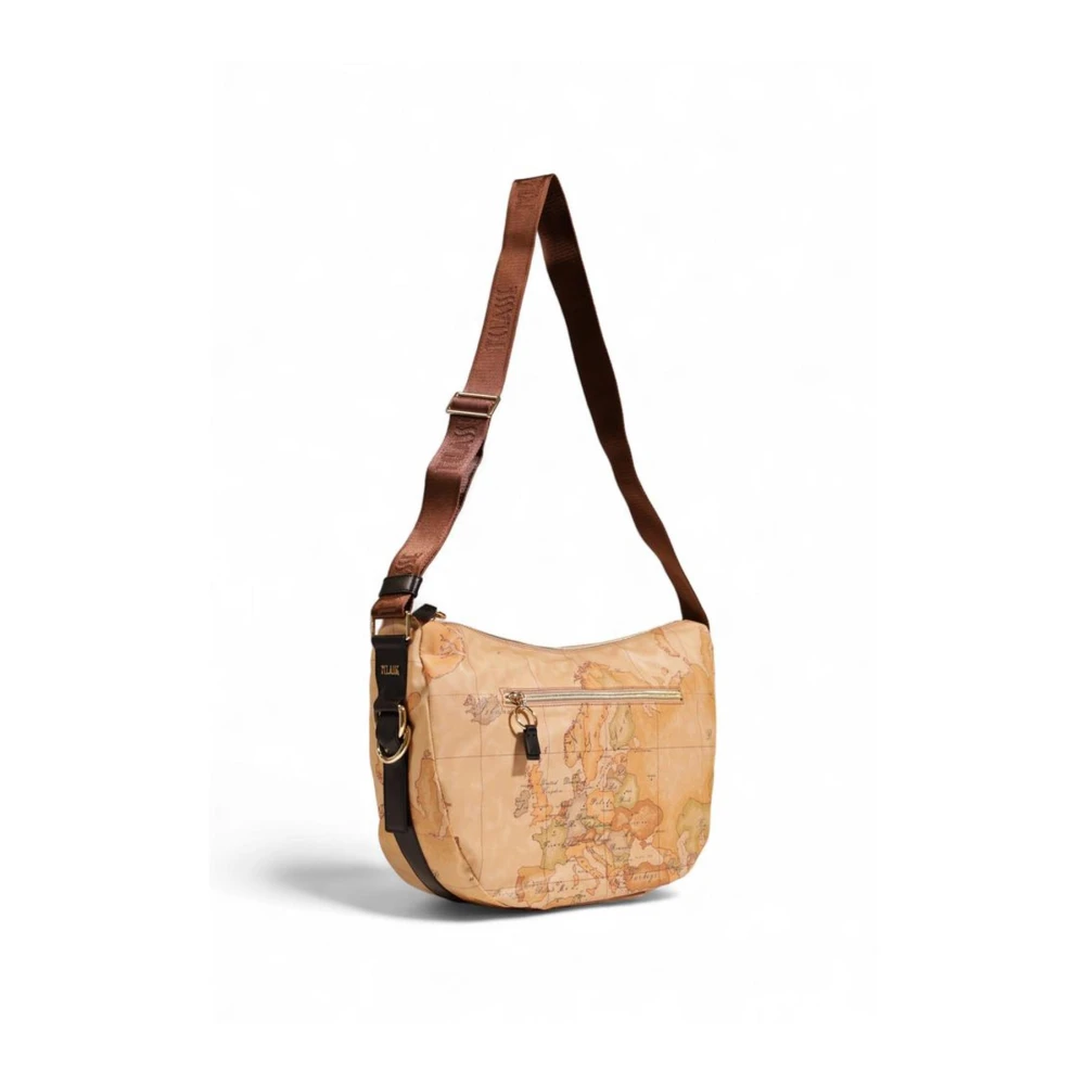 Alviero Martini 1a Classe Polyethyleen Handtas met Lederen Blend Beige Dames