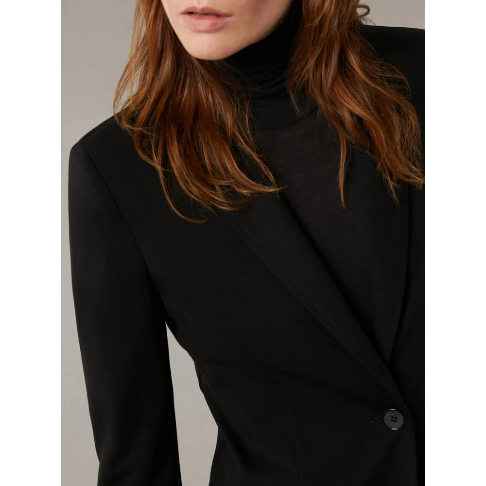 Pennyblack Slim Jersey Blazer Seoul Zwart Black Dames