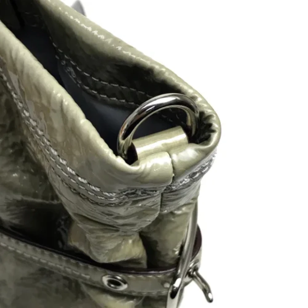 Coach Pre-owned Leather handbags Gray Dames