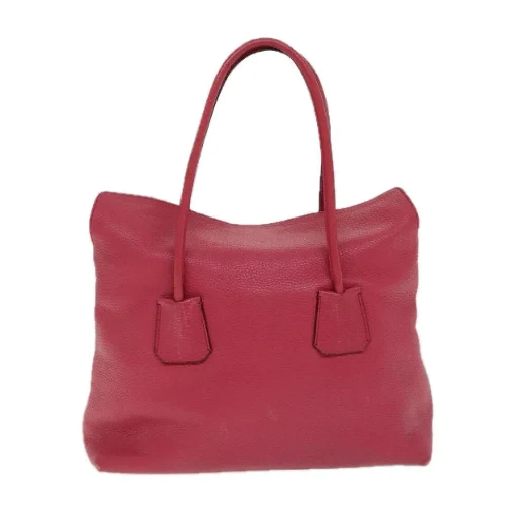Burberry Vintage Pre-owned Leather handbags Pink Dames