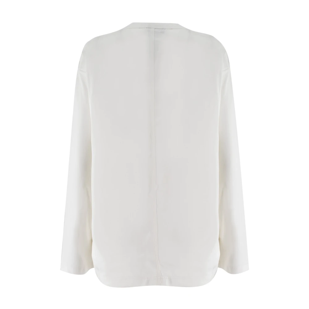 Fabiana Filippi Katoenen trui met ronde hals White Dames