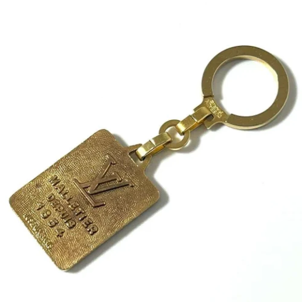 Louis Vuitton Vintage Pre-owned Metal key-holders Yellow Heren