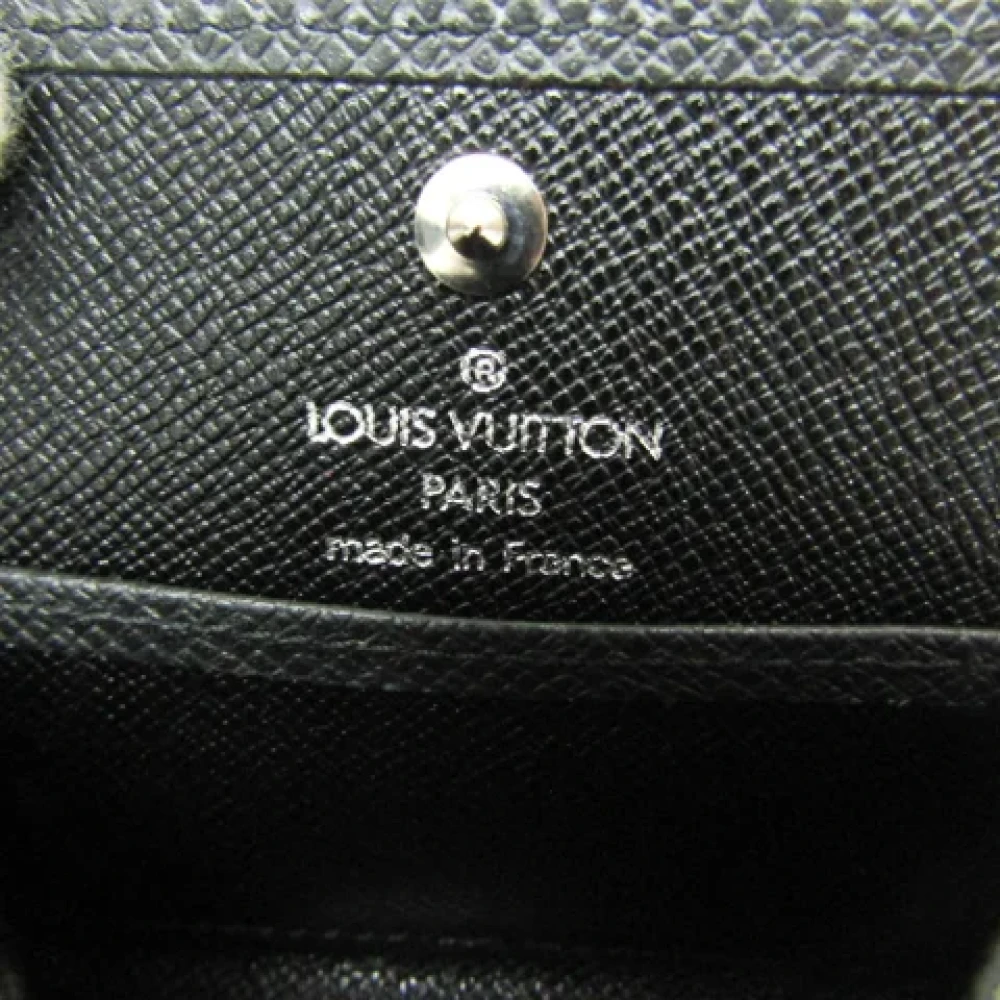 Louis Vuitton Vintage Pre-owned Leather wallets Black Heren
