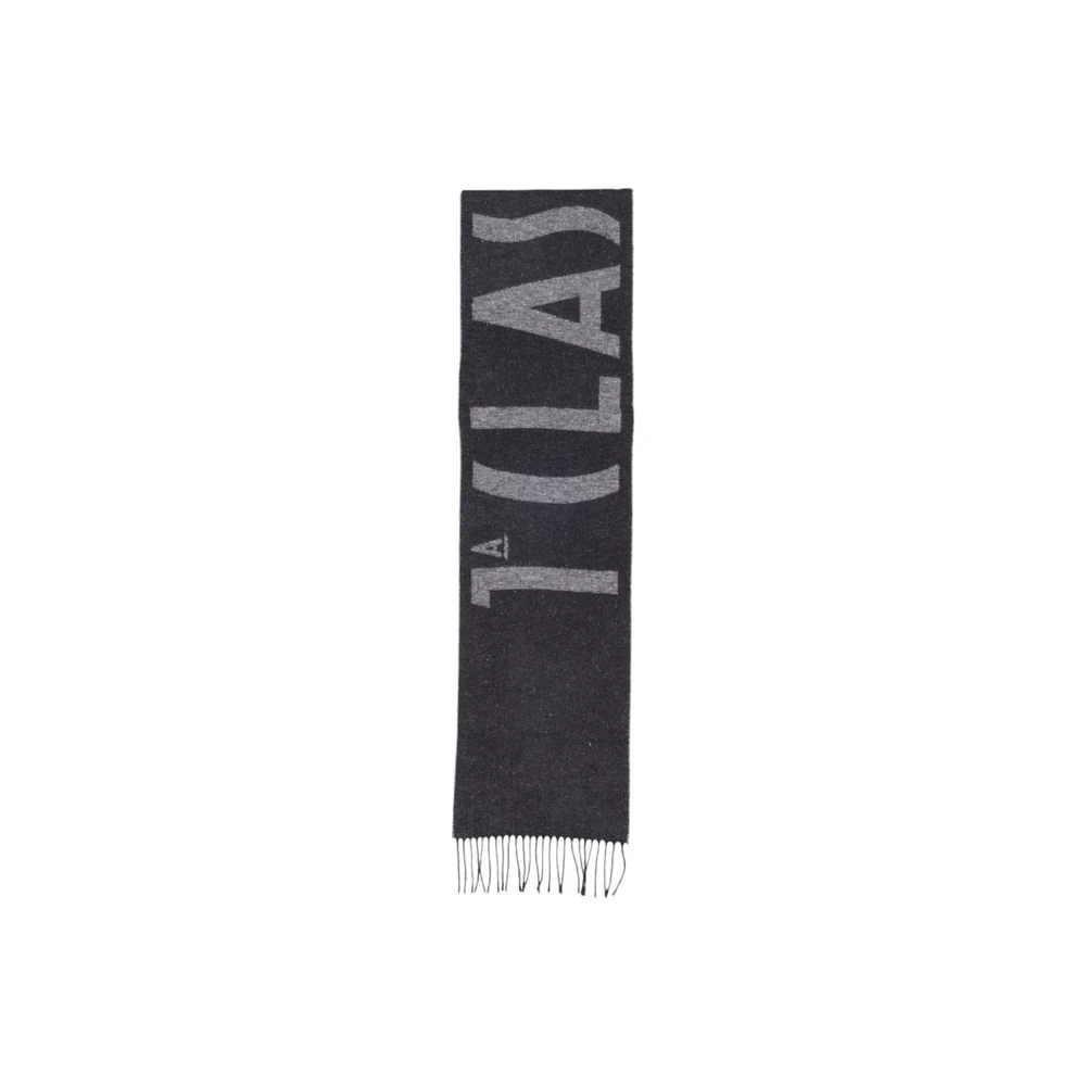 Alviero Martini 1a Classe Zwarte Katoenen Sjaal Herfst Winter Collectie Black Dames