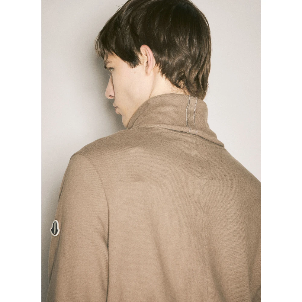 Moncler Katoenen Surf Longsleeve T-shirt Beige Dames
