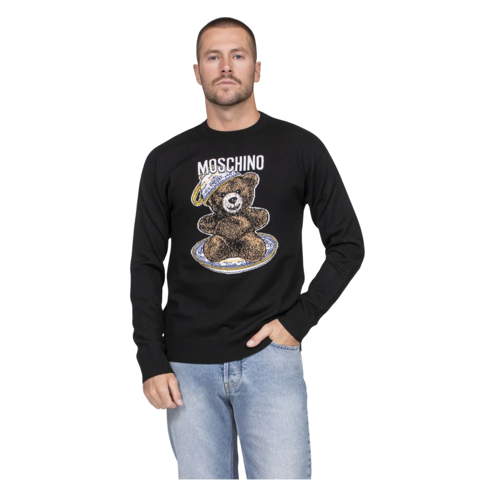 Moschino Hombre Negro Jerseys, Talla: M