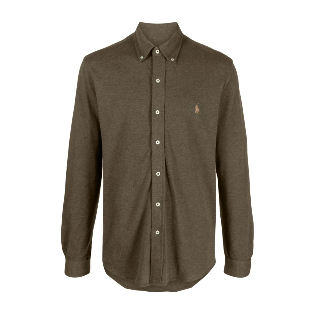 Polo Ralph Lauren Men's Brown Casual Long Sleeve Shirt