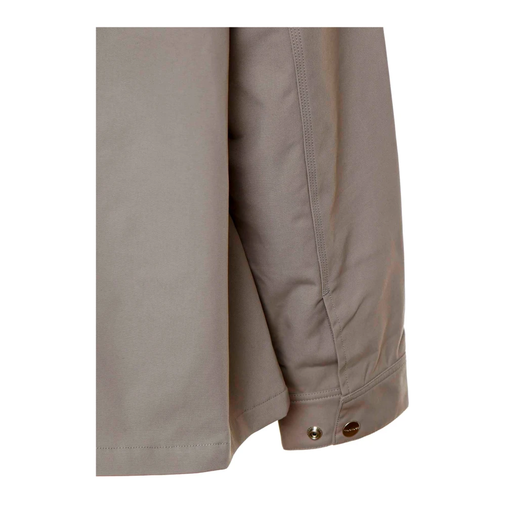 Carhartt WIP Canvasjas met klassieke koordkraag Gray Heren
