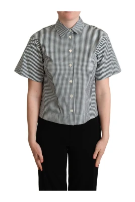Gingham bomullsskjorta